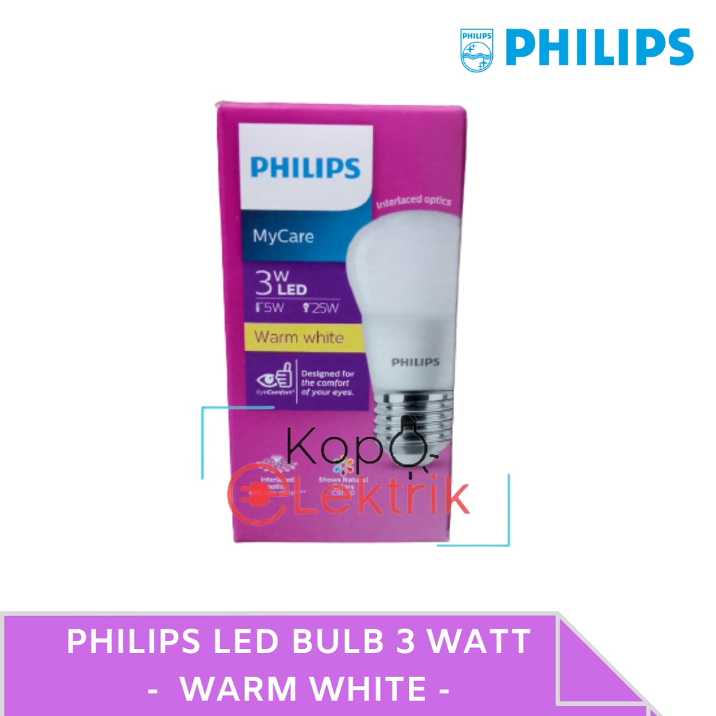 Lampu Led Philips 3w Putih 3 Watt