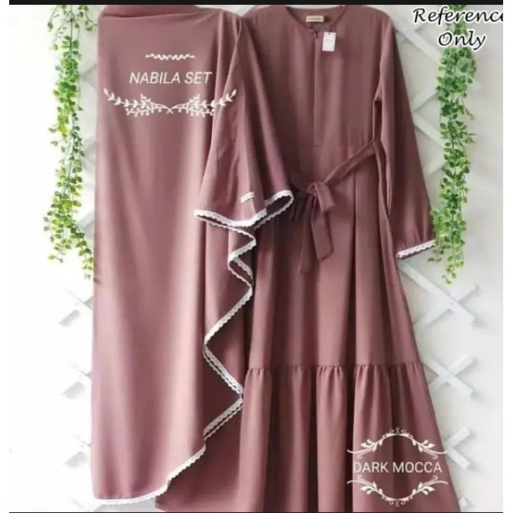 Gamis Busui Kekinian Lebaran Terbaru 2021 Gamis Modern Premium Syari Fashion Muslim Terbaru