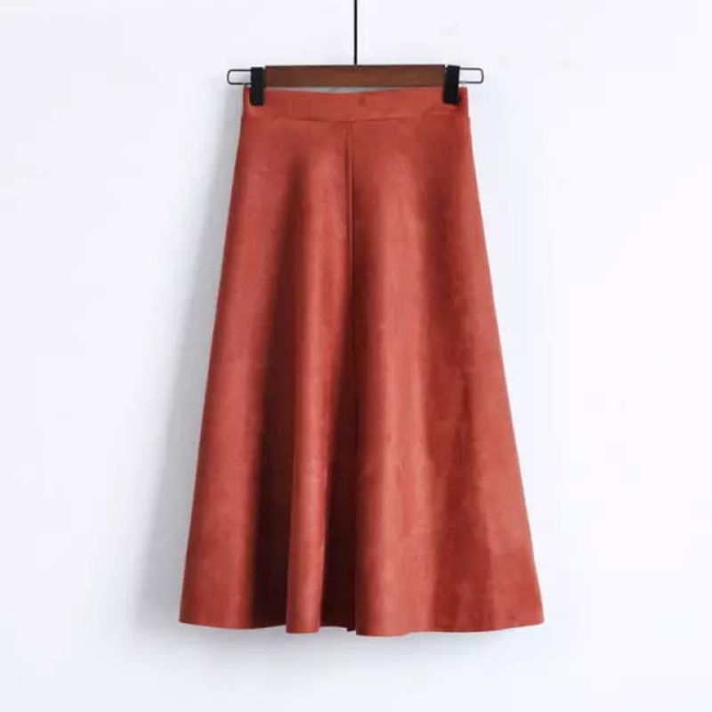 ALEEYA Rok Suede 7/8 / Samantha Midi Skirt Suede (2511)