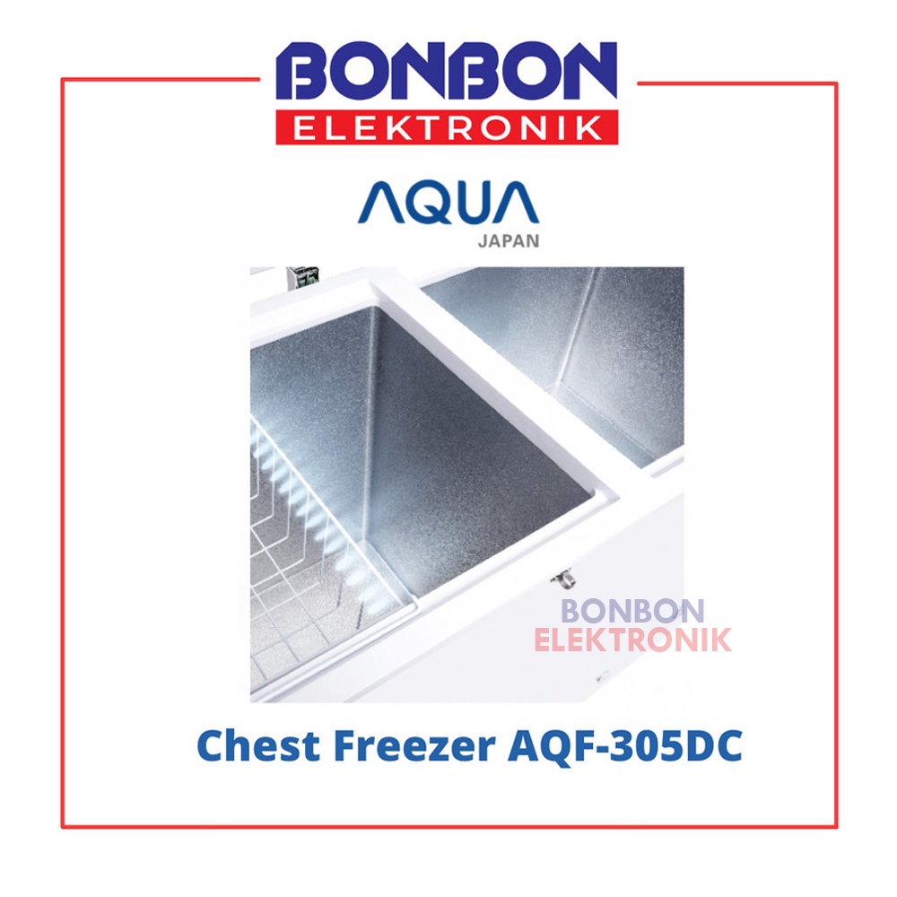 AQUA Chest Freezer 295L AQF-305DC / AQF 305 DC Dual Chamber