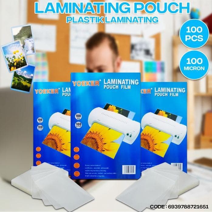 

LAMINATING POUCH 100 lbr plastik laminating peralatan kantor fotocopy
