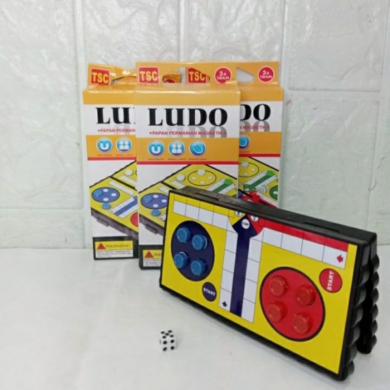 MAINAN ANAK FAMILY GAME MAGNETIC LUDO MINI