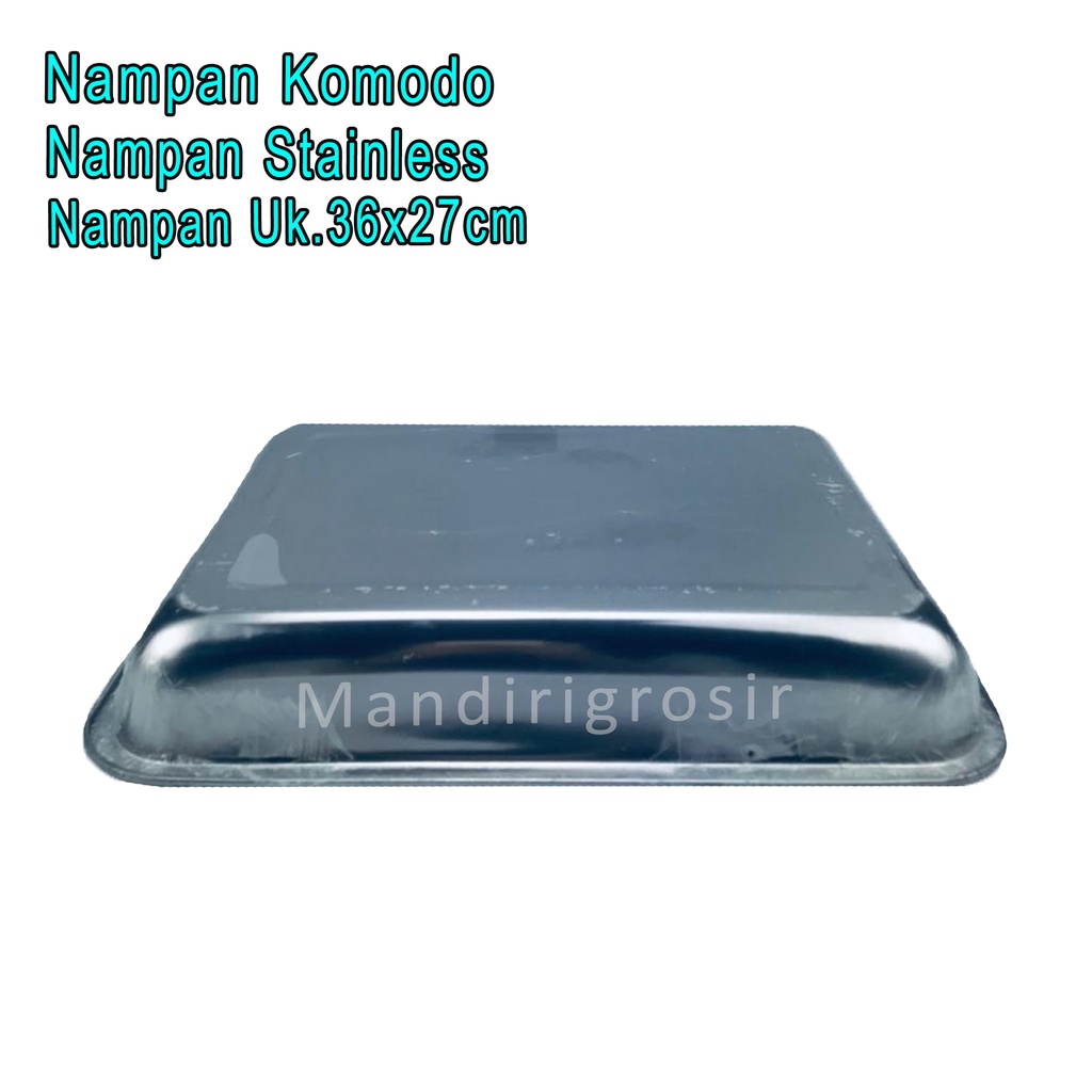 Nampan Stainless *Nampan Komodo * Nampan Serbaguna * Uk.36x27cm