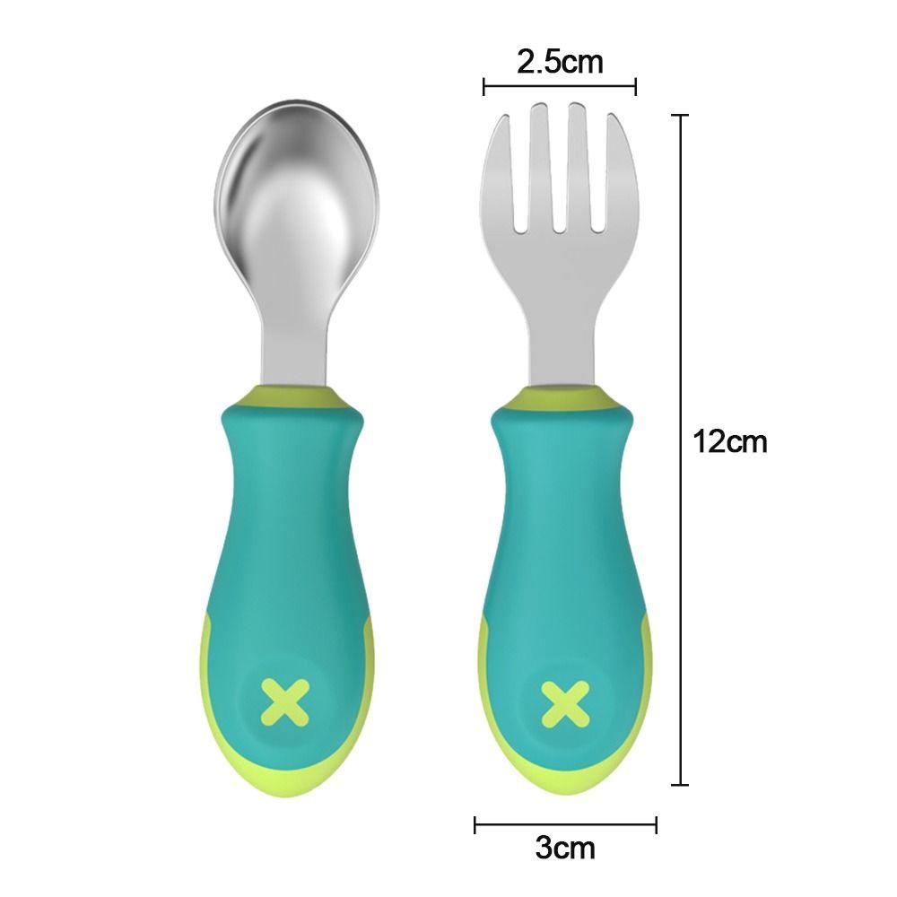 Preva Set Peralatan Makan Baby Gadgets Spoon Fork Set Cutlery Makan Bayi