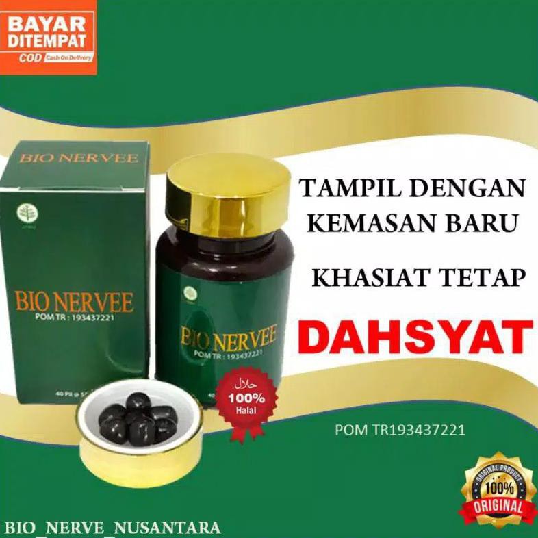 BIO NERVE ASLI  BIO NERVEE BIONERVE  BIONERVEE OBAT HERBAL