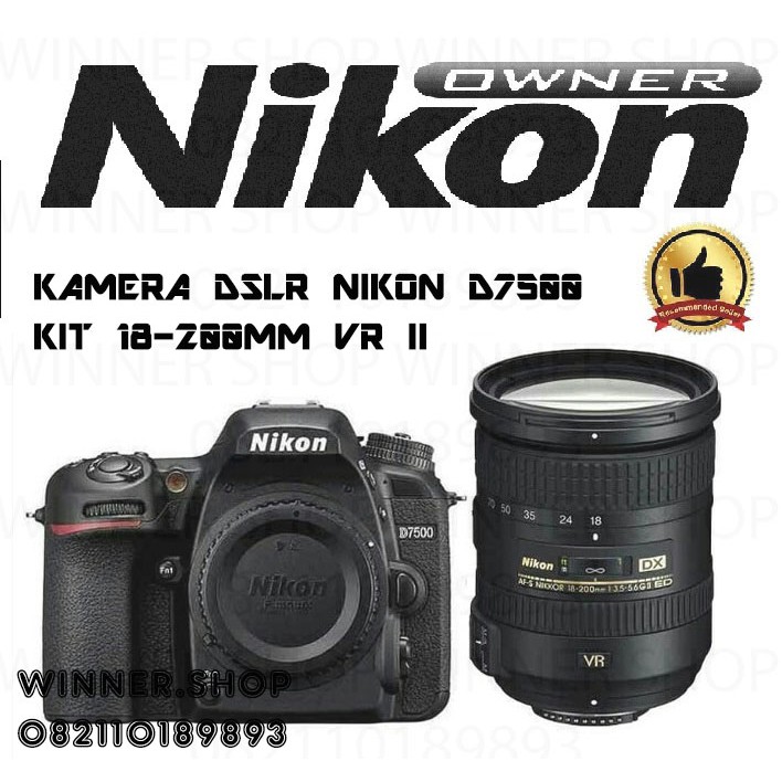 Kamera Nikon D7500 KIT 18-200 / Nikon D7500