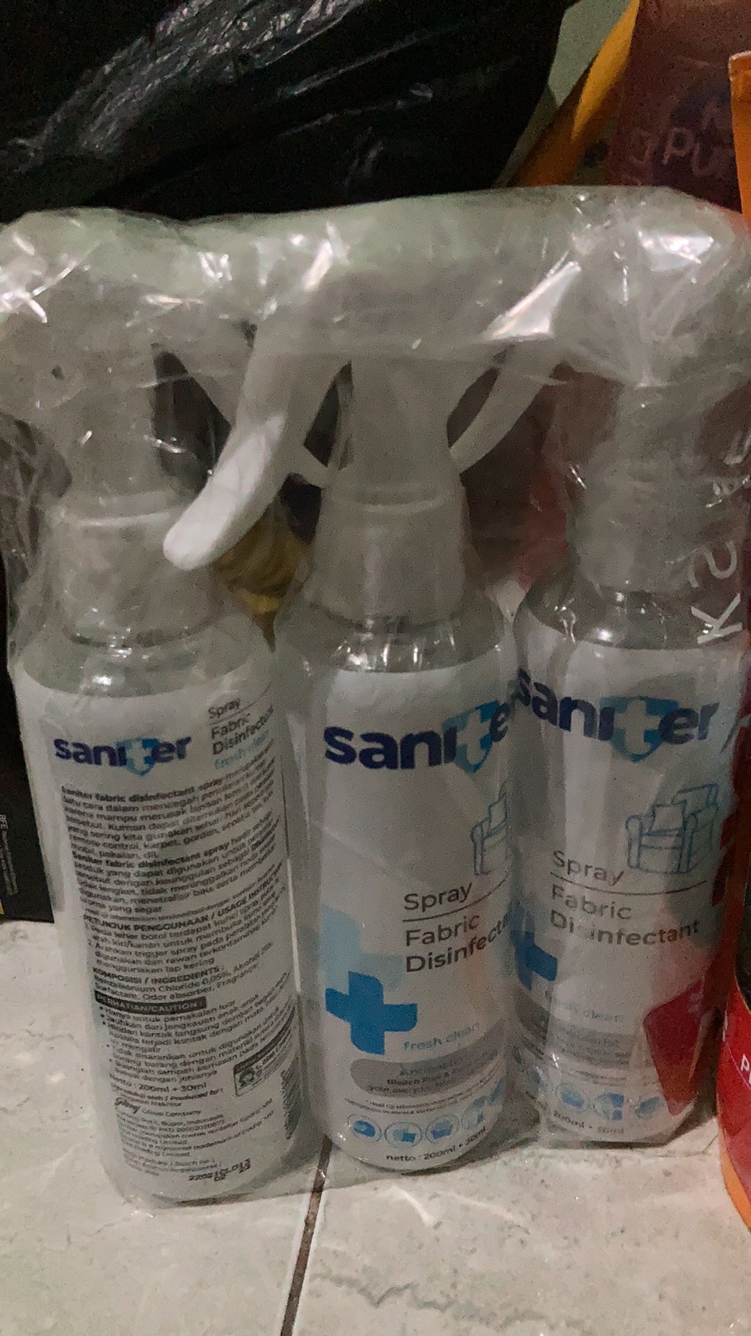 Saniter Fabric Disinfectant Disinfektan Spray 230 Ml