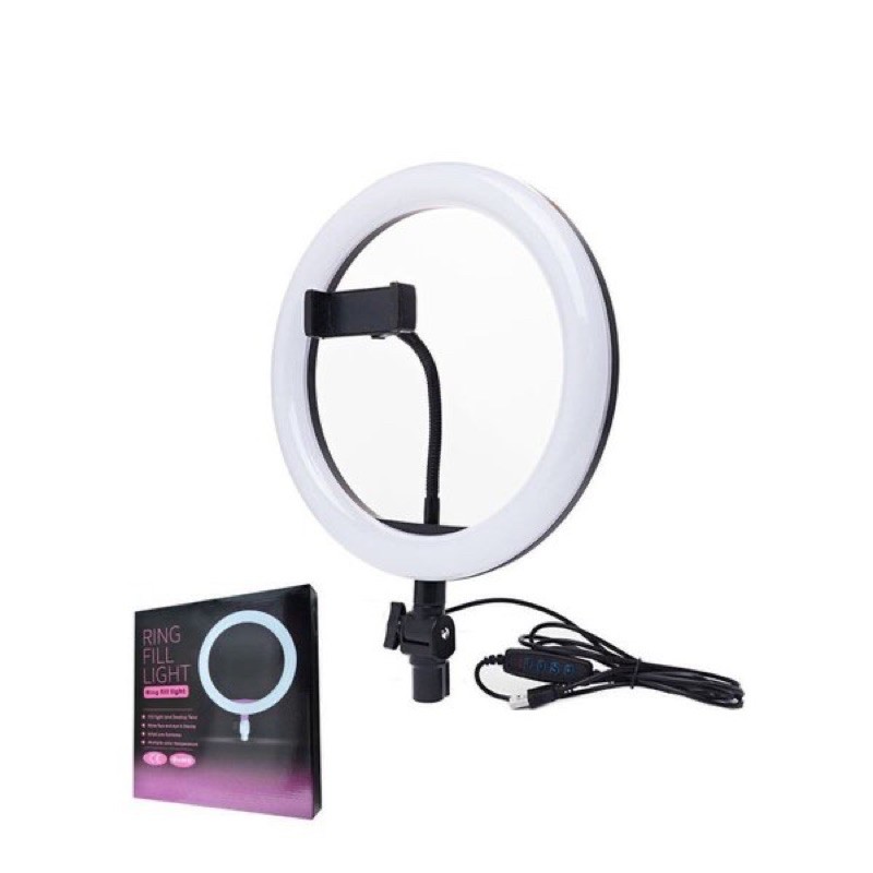 RING LIGHT 26cm Tanpa Tripod - Lampu rias - Lampu selfie - ring fill light