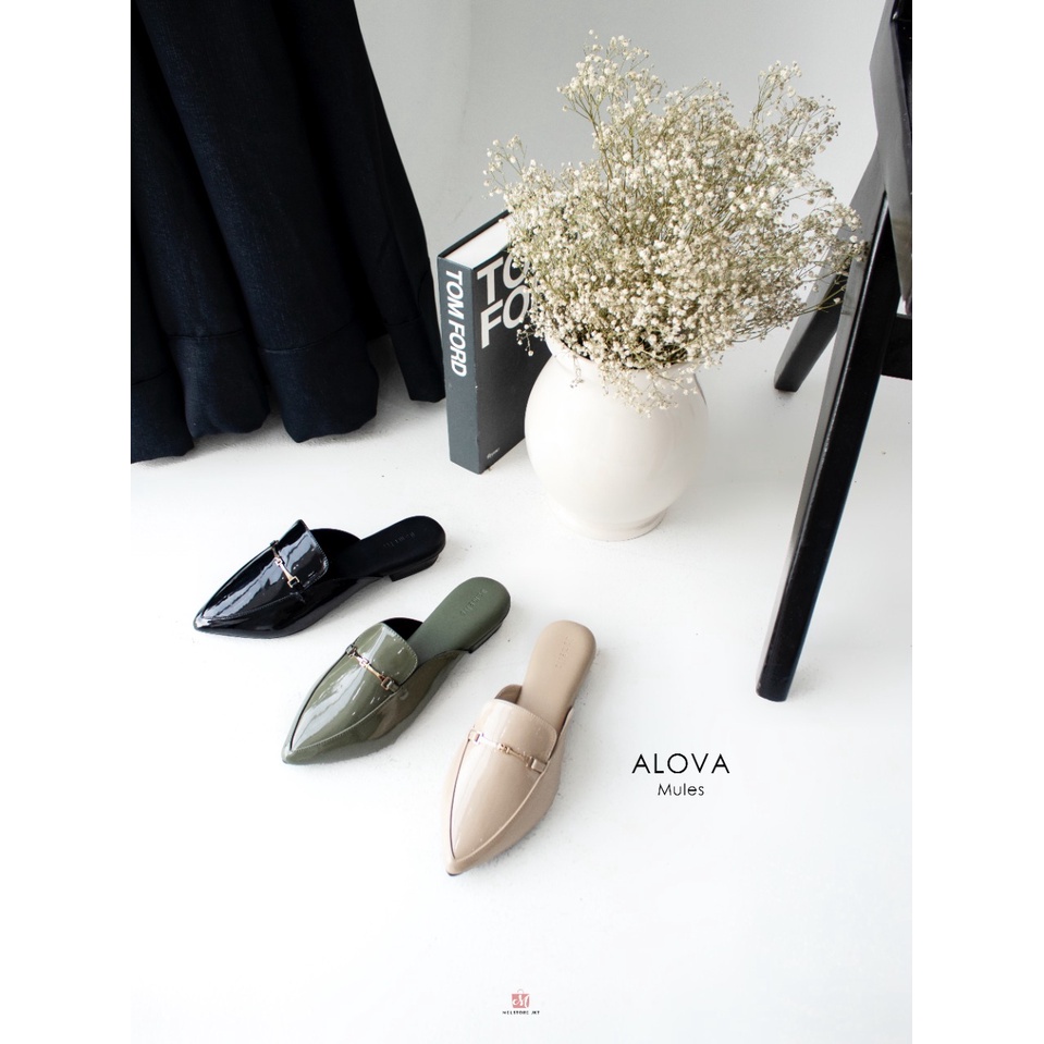 Sandal Wanita Damelia ALOVA MULES Original by DAMELIA MELSTORE JKT