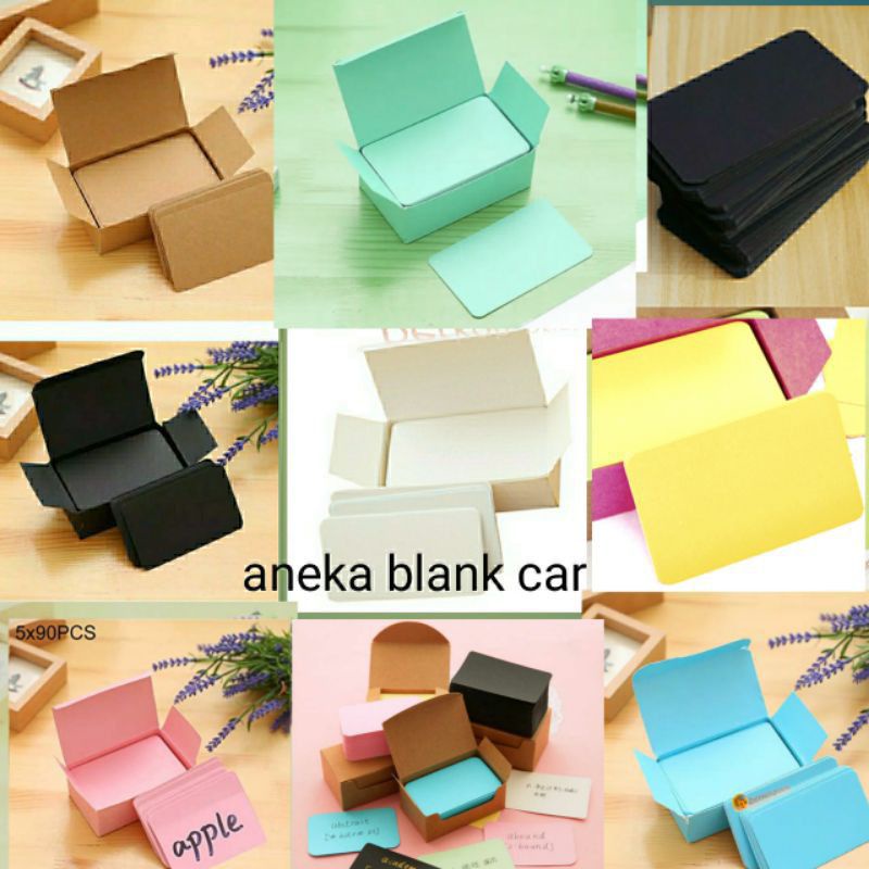 

BLANK CARD CRAFT PAPER / KARTU KOSONG KERTAS VINTAGE