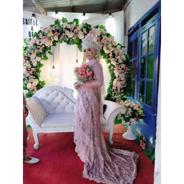 kebaya akad dusty pink  PL masih mulus bagus terawat