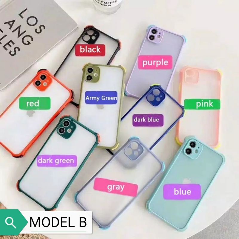 Case shockproof pinggiran Bumper realme c2/C11/C12/C15/C17/5 C3 /6/5 pro/7/7i/7 pro