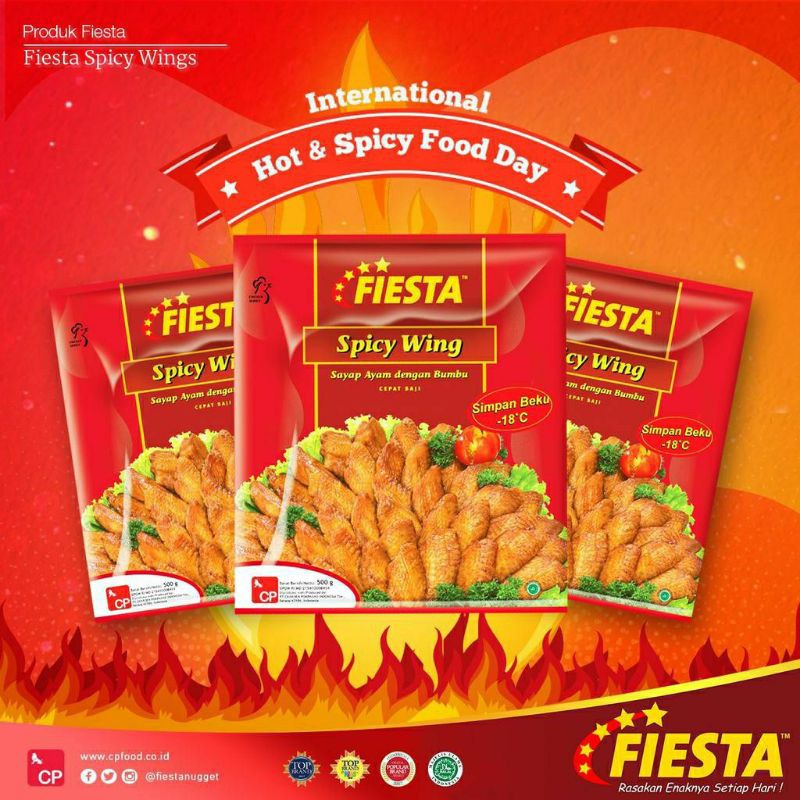 

fiesta spicy wings kemasan 500 gram Pasar segar depok