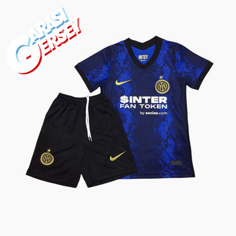 Jersey Baju Bola Anak Kids Inter Home 2021/2022 Inter Milan