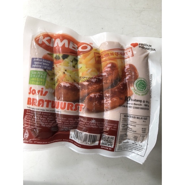 

Sosis kimbo bratwurst isi 10