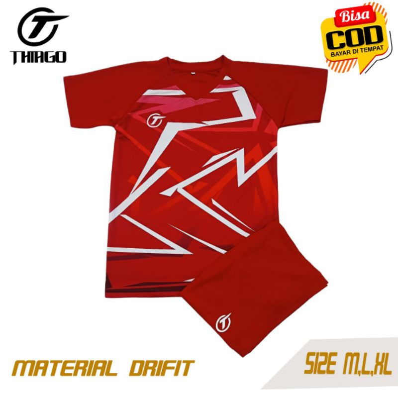 SPORTONE/KAOS BOLA SATU SET MURAH/JERSEY FUTSAL SATU SET  BISA COD/KAOS VOLI KEREN/JERSEY BADMINTON MURAH BAGUS