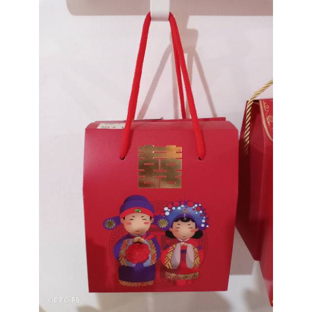 

Paper bag Wedding pernikahan chinese wedding souvenir pernikahan