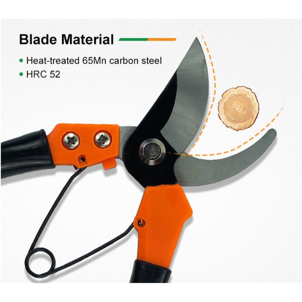 KENMASTER K-800 Gunting Dahan Ranting Batang Daun Tanaman Bunga Gunting Pagar Bonsai Pruning Shears