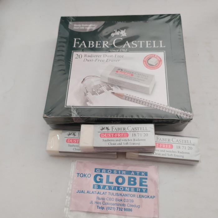 

Penghapus Faber - Castell Besar Putih Isi 20 Pcs