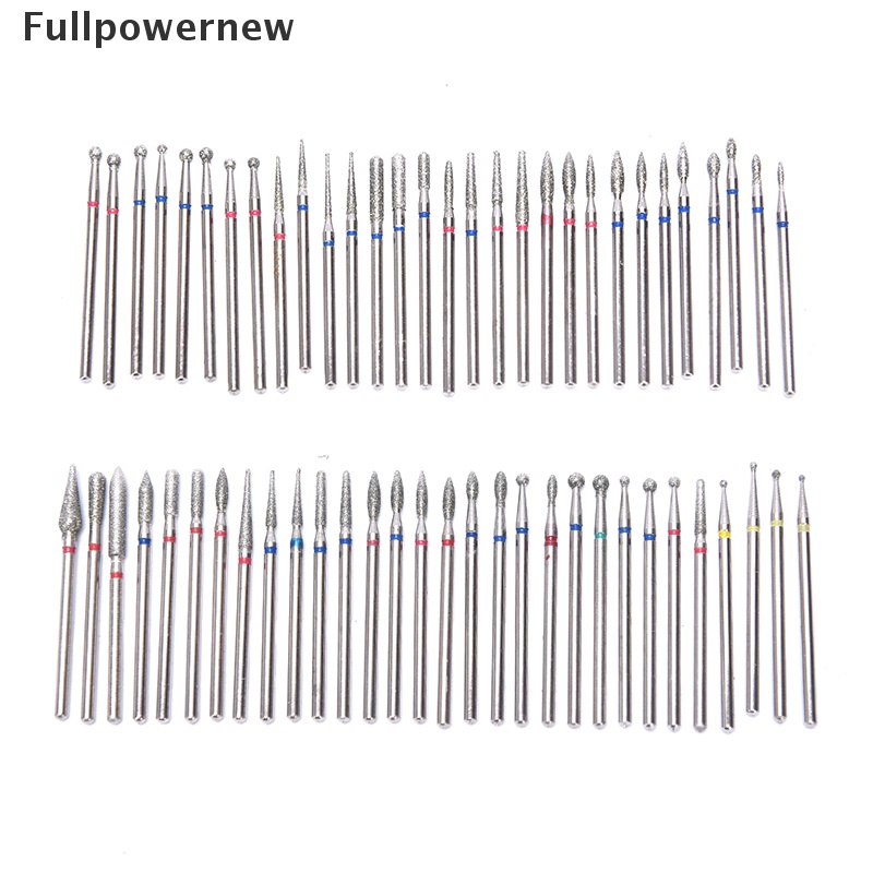 (FULL) 30pcs Mata Bor Kikir Kuku 3 / 32 &quot;Bahan Berlian Untuk Manicure / Pedicure