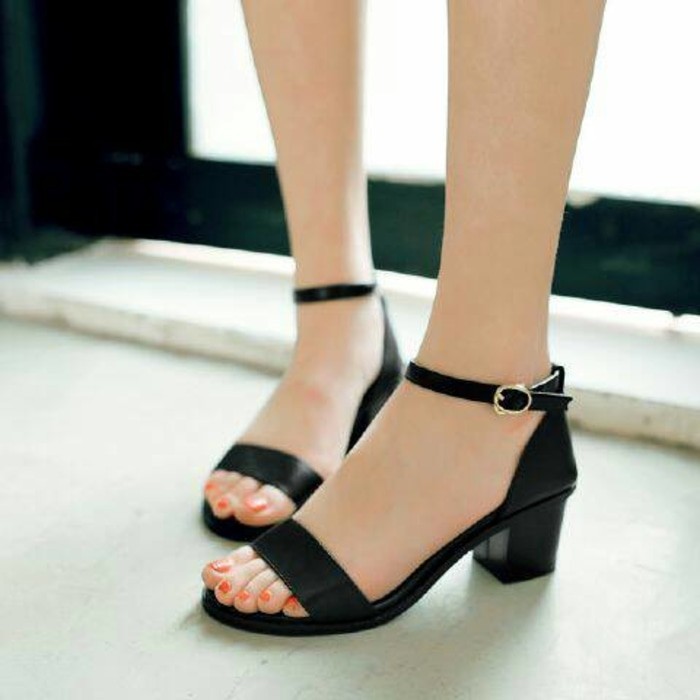 6452FF Sandal Kelsey Sendal Heels Wanita