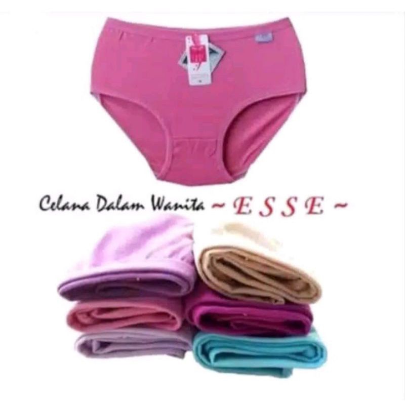 6PCS CELANA DALAM WANITA IMPORT MURAH BERKUALITAS/CD ESSE LYCRA