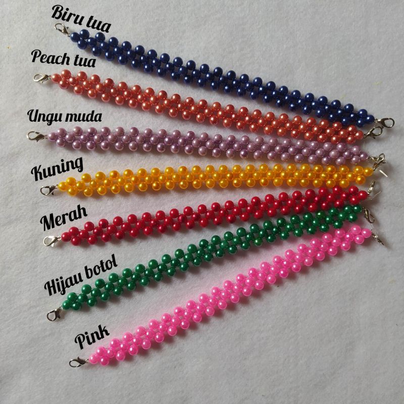 KONEKTOR MASKER WARNA MUTIARA KECIL