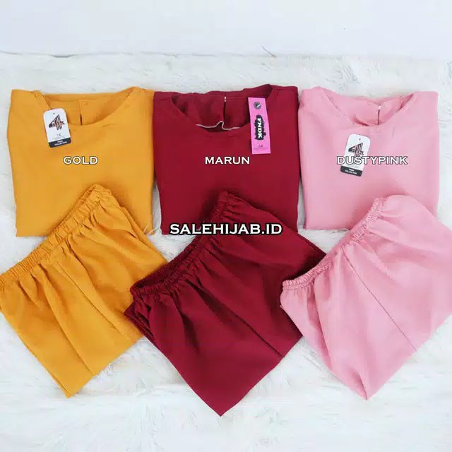 MAHALANI SET 2IN1  /STELAN CELANA DAN BAJU /FASHION MUSLIM TERBARU