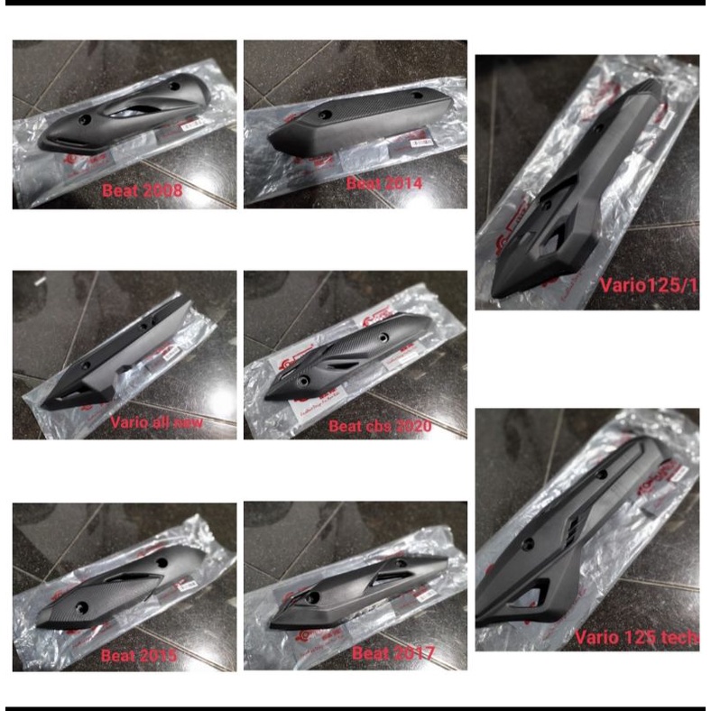 Cover/Tutup Kenalpot Standar Matic Kualitas Original Vario,Beat,Mio,Nmax,Aerox Dll