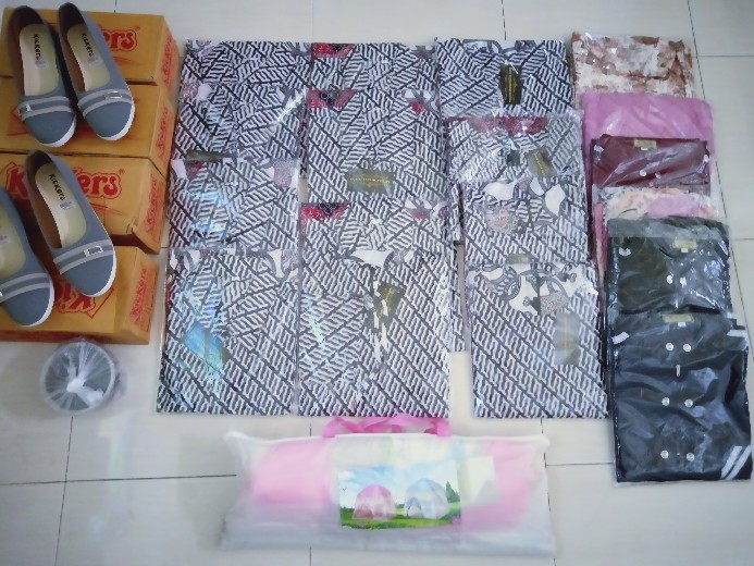 Atasan Batik Jumbo - Batik Couple - Batik Seragam Kerja - Batik Jumbo Wanita - Batik Jumbo Pria -set