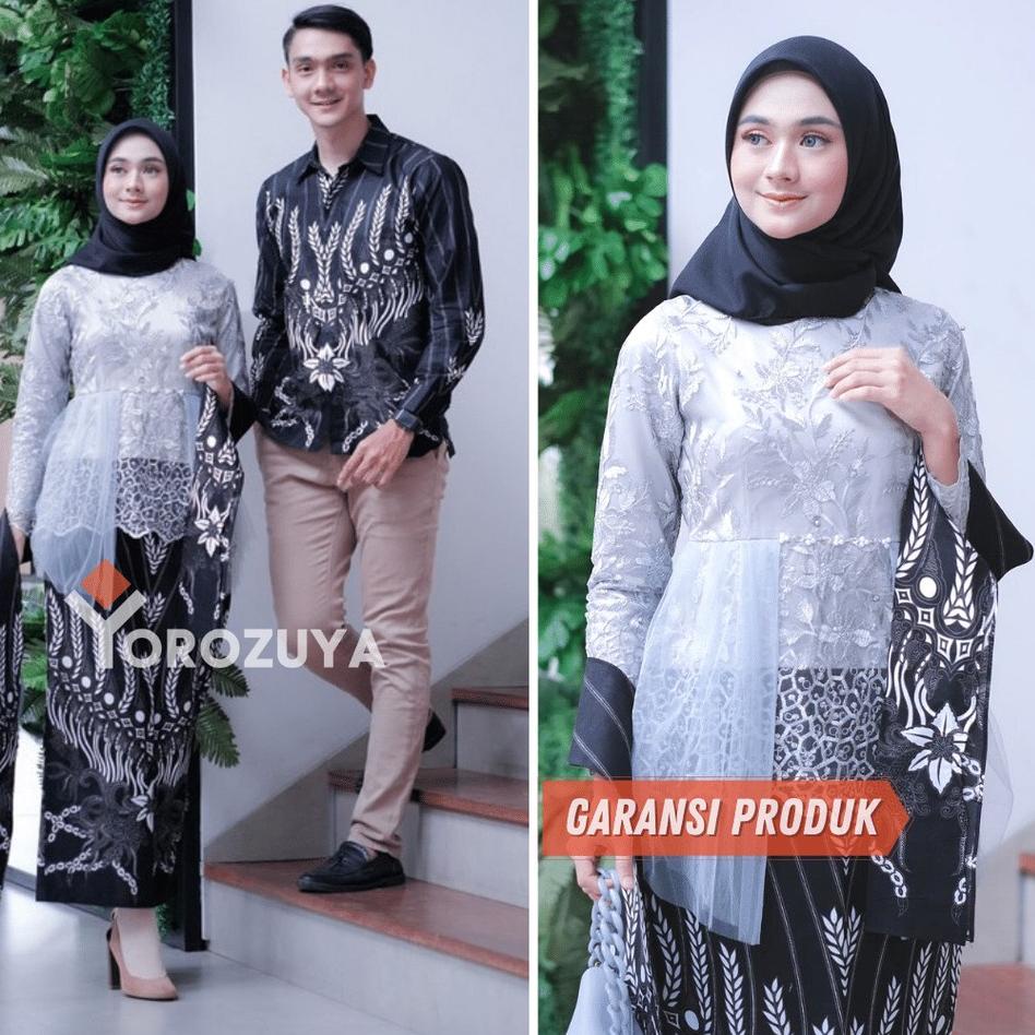 Tidak Diragukan.. Set Couple Kebaya Modern Batik Kebaya Couple Tunangan Lamaran Wisuda Kondangan Keb