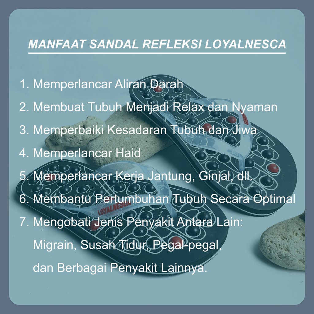 Sandal Kesehatan Sandal Rematik Kayu Sandal Refleksi Pijat Kaki Sandal Terapi