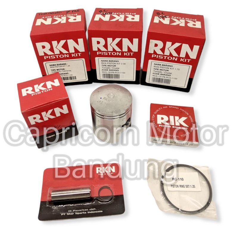 Piston Kit RC110 CRYSTAL TORNADO GS RC 110 KRISTAL RKN oversize 125 150 175 200
