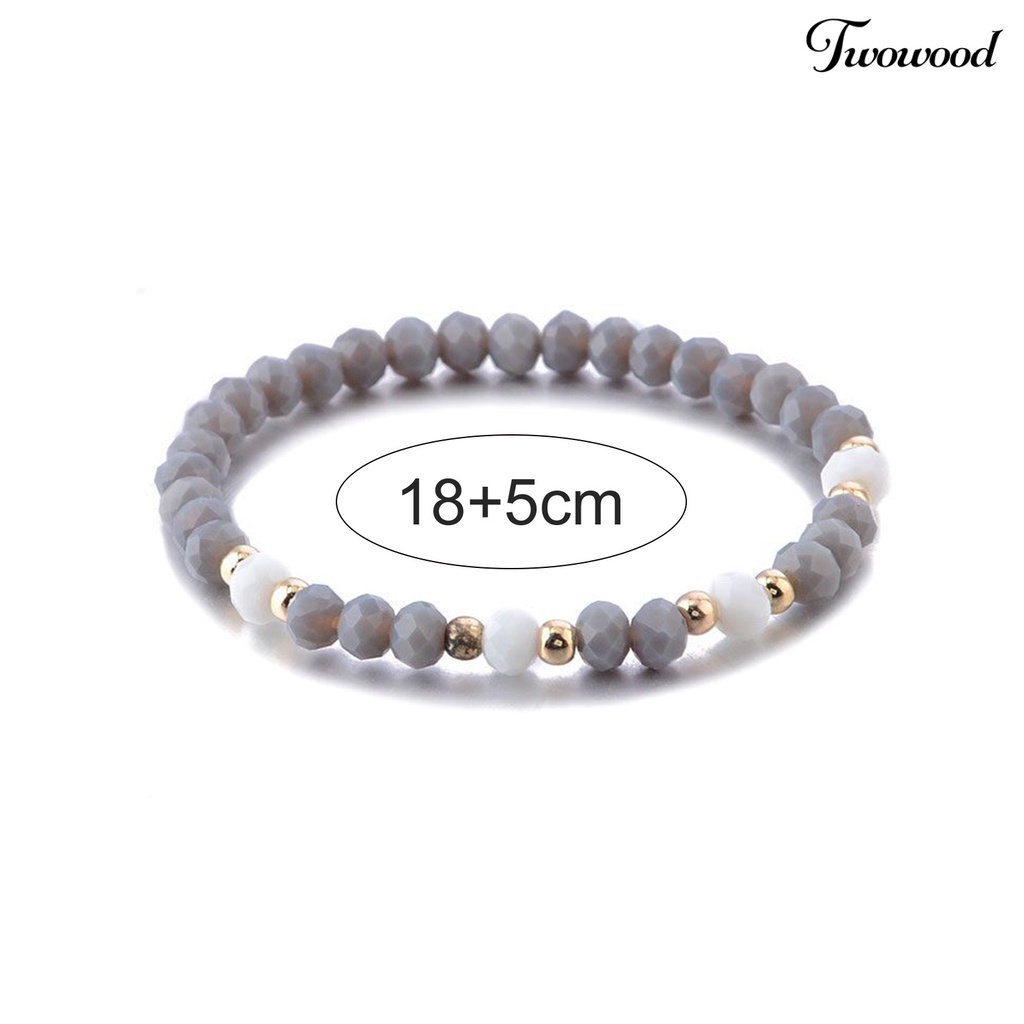 1 Set Gelang Bahan Alloy Tahan Korosi Untuk Wanita