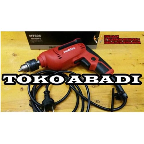Bor Tangan listrik 10mm 2 Arah Maktec MT606 / MT 606