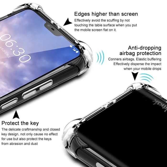 ANTICRACK CASE HUAWEI Y7 PRIME - ANTI SHOCK SOFTCASE