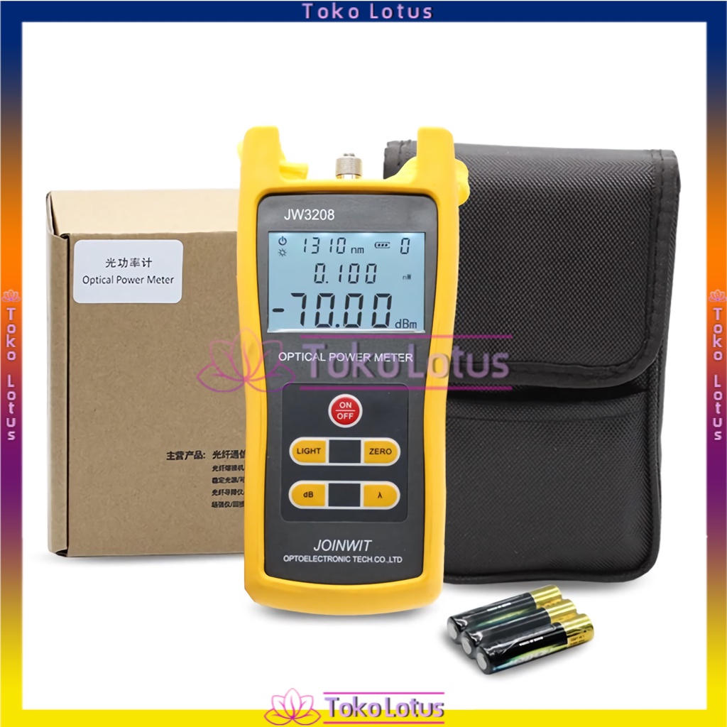 Optical Power Meter Joinwit JW3208C OPM Fiber Optik [BISA COD]