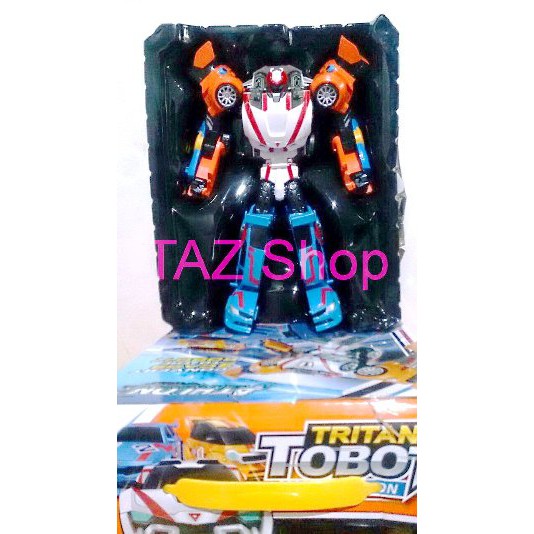 Dijual Mainan Robot Tobot Champion Besar 30 cm   Athlon Tritan 3 in 1 Limited