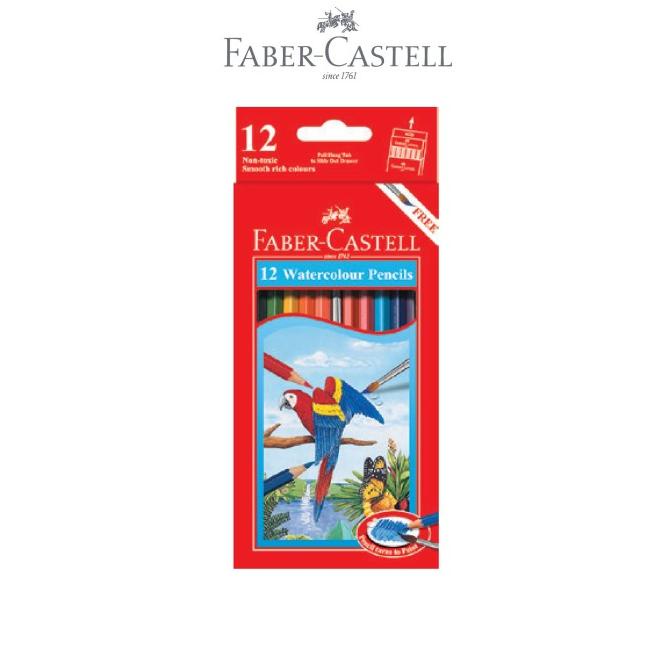 

gunturputra39 Faber-Castell Watercolour Pencils 12L TERLARIS TERPERCAYA ORIGINAL