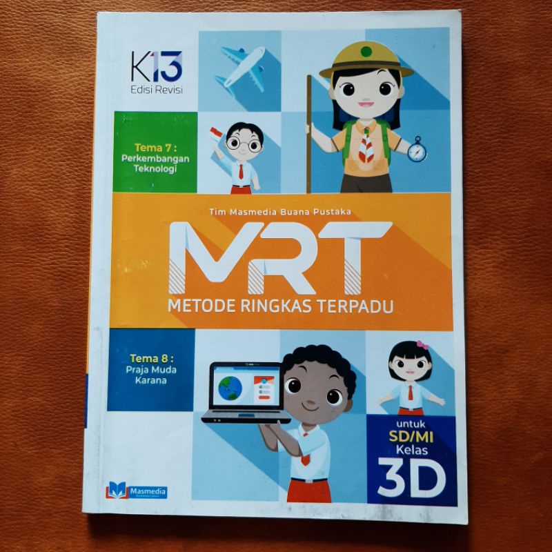 [Preloved] Buku MRT 3D K13 Revisi Kelas 3 SD