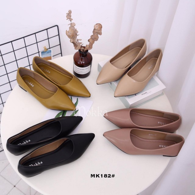 Sepatu batam  Mokka Slingback Flat Mk182