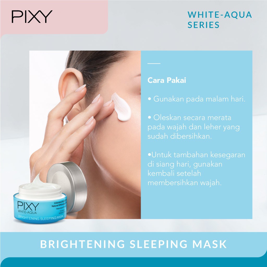 Pixy Sleeping Mask White Aqua Brightening