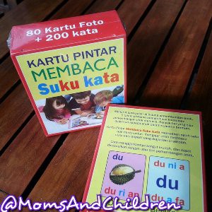 Jual Terlaris   FlashCard Kartu Pintar MEMBACA SUKU KATA Diskon