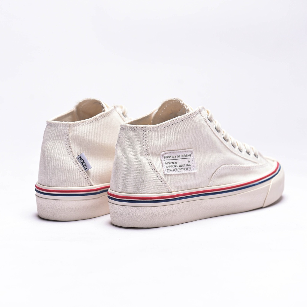 Sepatu Noosa Noah Mid Cut Natural White