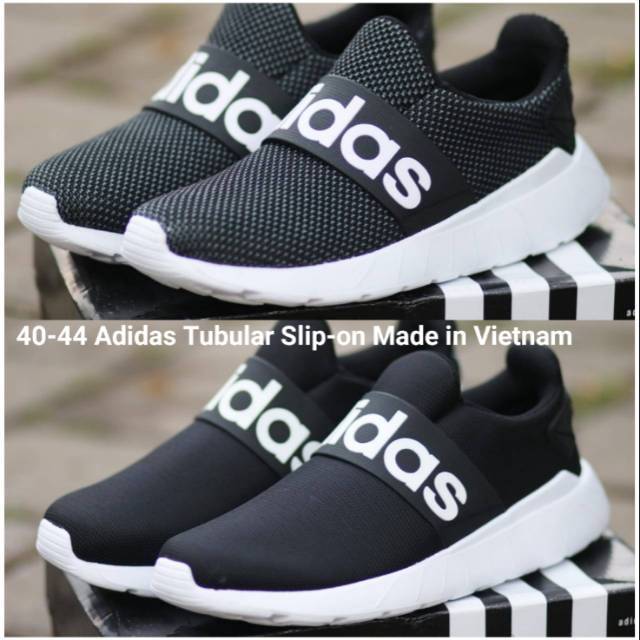 Gidb.40-44 Adidas Tubular Slip On SEPATU CASUAL TANPA TALI PRIA GALERI INTAN BANDUNG
