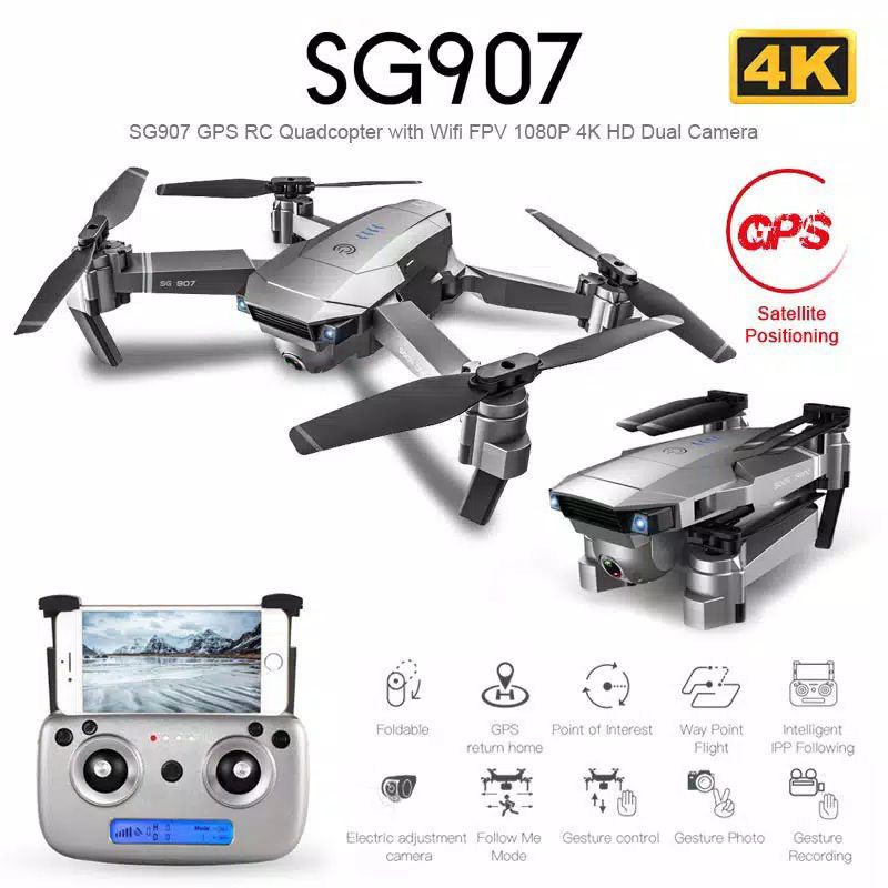 DRONE SG 907 GPS + Tas Drone