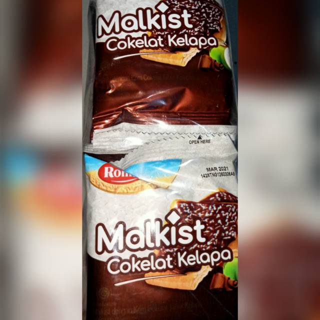 

Malkis coklat kelapa 1 rtg