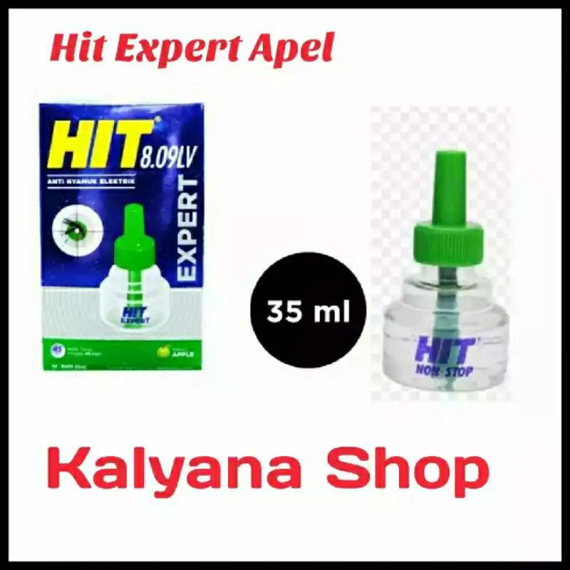 Hit Expert Refill Anti Nyamuk Elektrik Wangi Apel 35ml - Hit Refill Non Stop