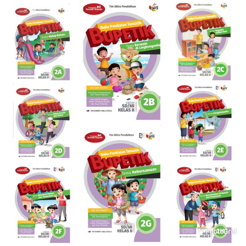 BUKU BUPETIK SD KELAS 2A-2H -