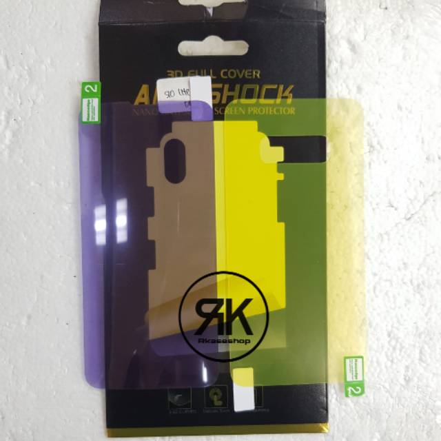 Anti gores shock screen DEPAN BELAKANG 360 antigores Samsung S10e full cover guard protector